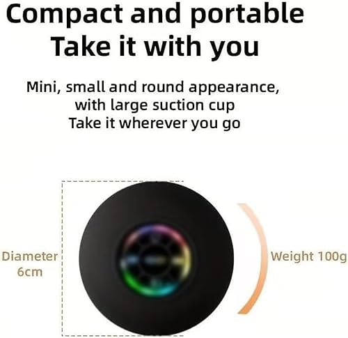 Morningsave™️ Shower Wireless Bluetooth Speaker Waterproof (Black)