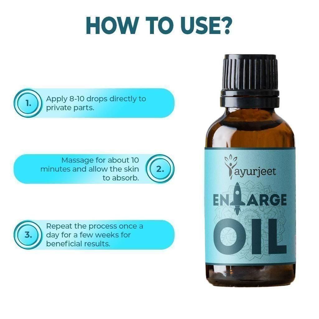 Ayurjeet Enlarge Oil - For a happy & satisfied life